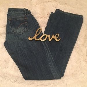 JOE'S Lucas Boot Denim 100% Cotton Low Rise Jeans